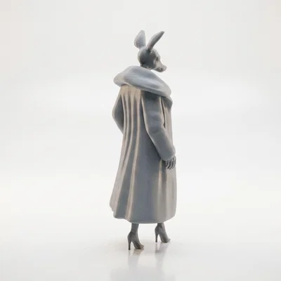 Mô hình tượng cô gái hươu (Deer Lady) nhân vật nữ in 3D