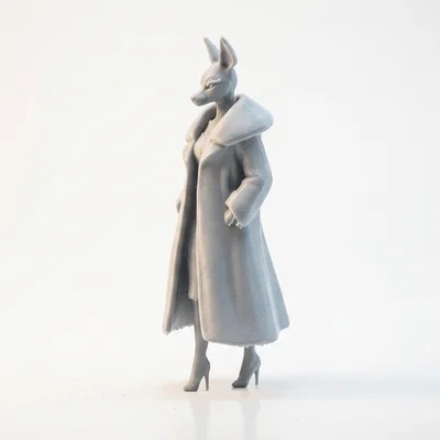 Mô hình tượng cô gái hươu (Deer Lady) nhân vật nữ in 3D