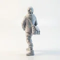 Mô hình 3D cô gái giao hàng - Nhân vật nữ có thể in 3D - Thumbnail 3