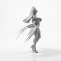 Mô hình cô gái quỷ - Nhân vật giả tưởng 3D có thể in ấn - Thumbnail 2