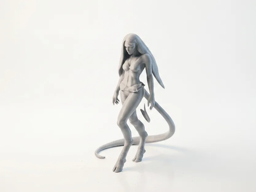 Mô hình Nữ hoàng Quỷ - Tượng nhân vật Fantasy 3D Printable - Image 1