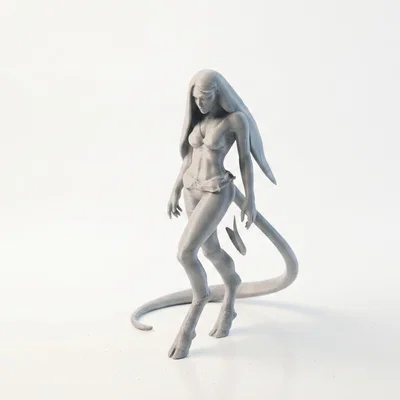 Mô hình Nữ hoàng Quỷ - Tượng nhân vật Fantasy 3D Printable