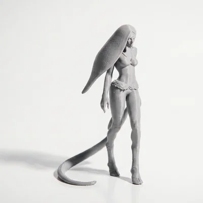 Mô hình Nữ hoàng Quỷ - Tượng nhân vật Fantasy 3D Printable