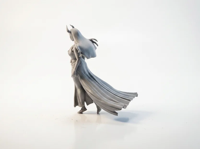 Mô hình 3D Fantasy Cô Nàng Quỷ Có Sừng (Demon Girl Horned Figurine) - Image 4