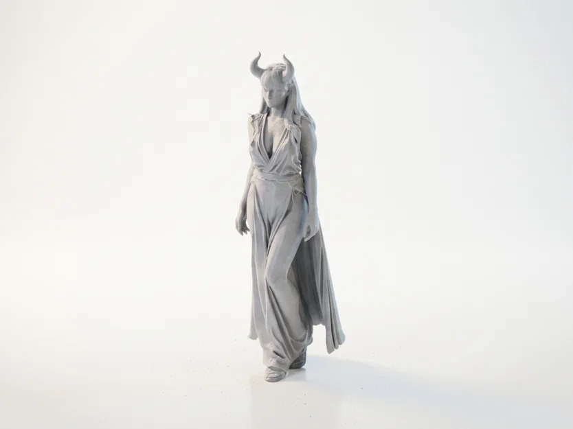Mô hình 3D cô nàng quỷ Fantasy - Tượng in 3D tinh xảo - Image 1