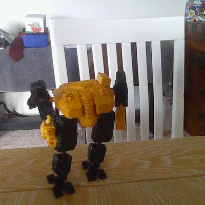 Mô hình robot chiến đấu Mech Toy - Mẫu thiết kế in 3D độc đáo