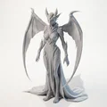 Mô hình Nữ hoàng Quỷ Fantasy - Tượng 3D sưu tầm siêu chi tiết - Thumbnail 1