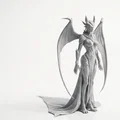 Mô hình Nữ hoàng Quỷ Fantasy - Tượng 3D sưu tầm siêu chi tiết - Thumbnail 2