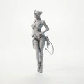 Mô hình 3D Cô Gái Quỷ Fantasy - Tượng Nữ Nhân Vật Có Sừng - Thumbnail 1
