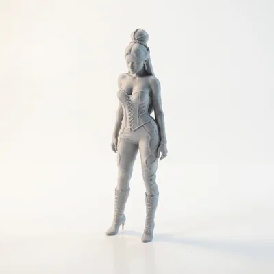 Mô hình tượng nữ nhân vật Dominatrix 3D in ấn