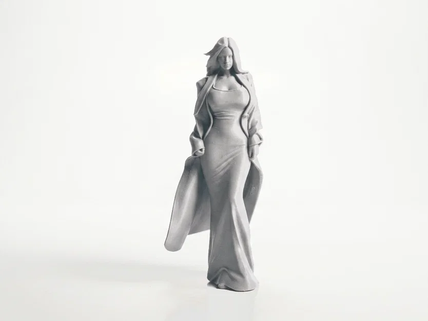 Mô hình tượng quý cô thanh lịch - Tượng nữ nhân in 3D - Image 2