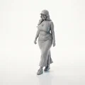 Mô hình 3D Cô gái mặc váy đội mũ - Tượng trang trí nghệ thuật - Thumbnail 1