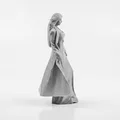 Mô hình tượng quý cô thanh lịch - Tượng nữ nhân in 3D - Thumbnail 3