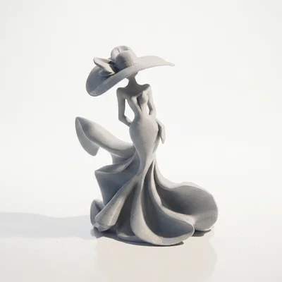 Mô hình tượng người phụ nữ thanh lịch - Tệp STL in 3D
