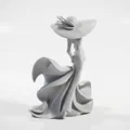 Mô hình tượng người phụ nữ thanh lịch - Tệp STL in 3D - Thumbnail 2