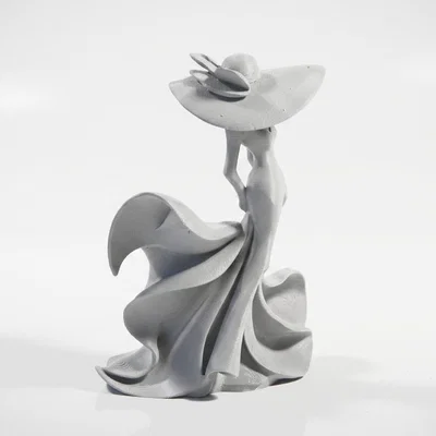 Mô hình tượng người phụ nữ thanh lịch - Tệp STL in 3D