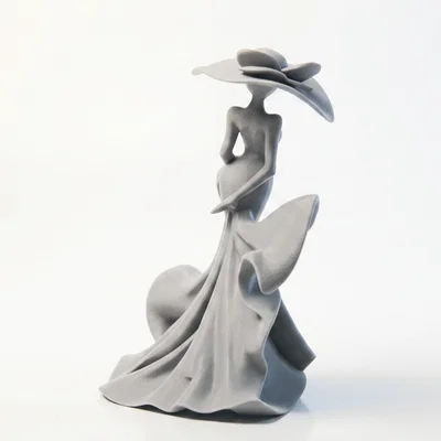 Mô hình tượng người phụ nữ thanh lịch - Tệp STL in 3D