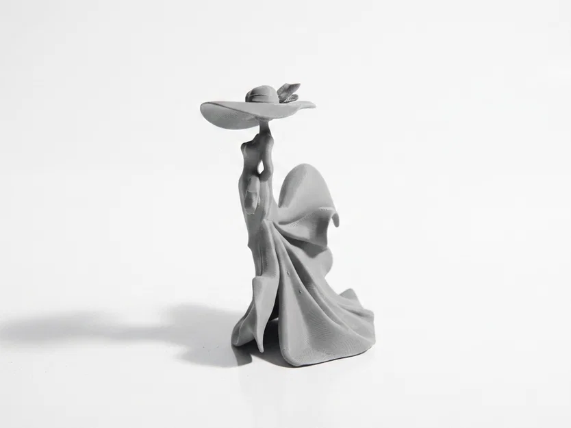 Mô hình tượng người phụ nữ thanh lịch - Tệp STL in 3D - Image 4