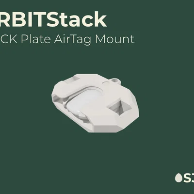 S33D - ORBIT - ORBITStack - Ngàm gắn AirTag cho STACK Plate