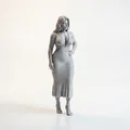 Mô hình tượng nữ diện váy thanh lịch in 3D - Thumbnail 2
