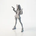 Mô hình Nữ Chiến Binh Cầm Súng - Action Figurine 3D Printable - Thumbnail 1