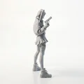 Mô hình Nữ Chiến Binh Cầm Súng - Action Figurine 3D Printable - Thumbnail 3