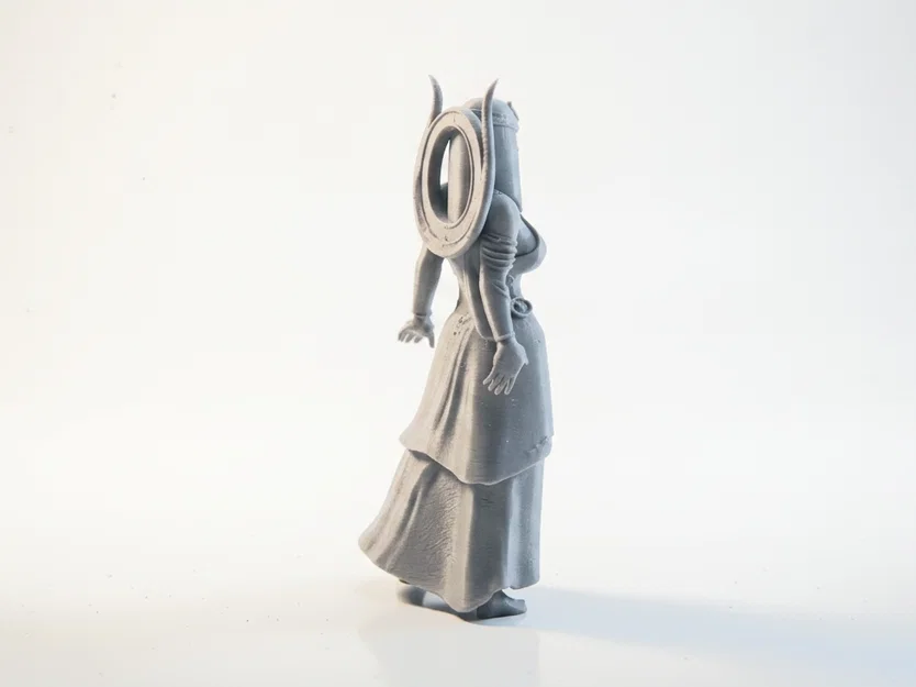 Mô hình tượng nữ quý tộc Ai Cập 3D - Egyptian Lady Figurine - Image 3