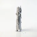 Mô hình tượng nữ quý tộc Ai Cập 3D - Egyptian Lady Figurine - Thumbnail 4
