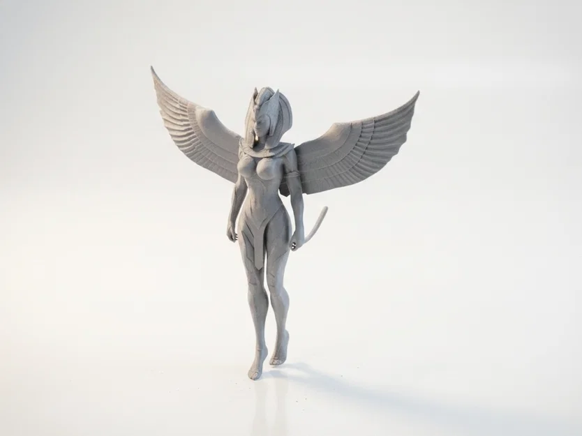 Mô hình Nữ hoàng Thiên thần Ai Cập - Tượng nữ thần fantasy in 3D - Image 1