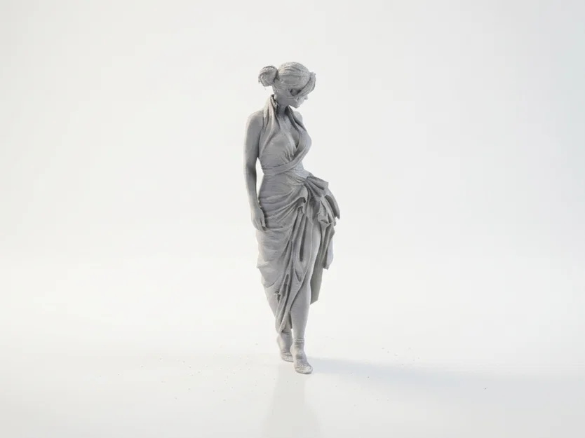 Mô hình tượng nữ quý cô thanh lịch - File 3D in ấn - Image 2