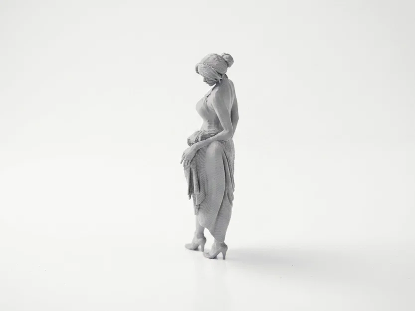 Mô hình tượng nữ quý cô thanh lịch - File 3D in ấn - Image 4
