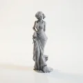 Mô hình 3D cô gái mặc váy thanh lịch - File in STL - Thumbnail 1