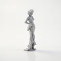 Mô hình 3D cô gái mặc váy thanh lịch - File in STL - Thumbnail 2
