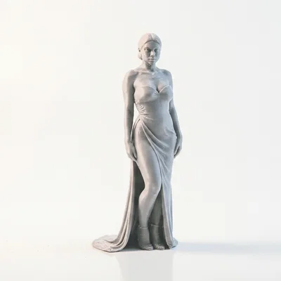 Mô hình Figurine Quý cô thanh lịch in 3D