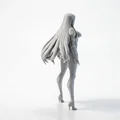 Mô hình 3D Nữ Chiến Binh Elf Trong Trang Phục Bodysuit - Thumbnail 3