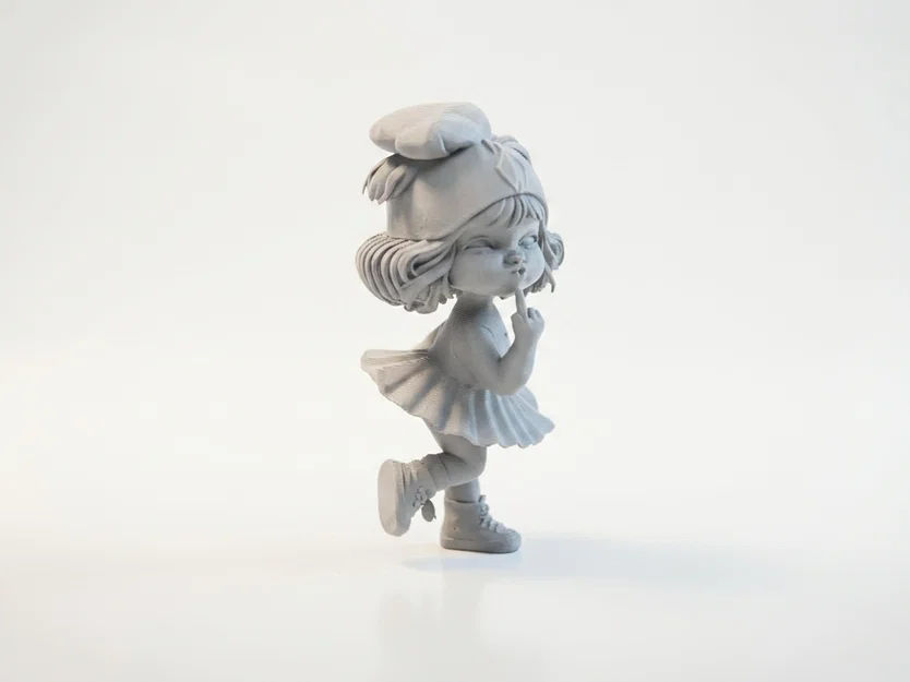 Mô hình nhân vật nữ FU Girl độc đáo để in 3D - Image 2