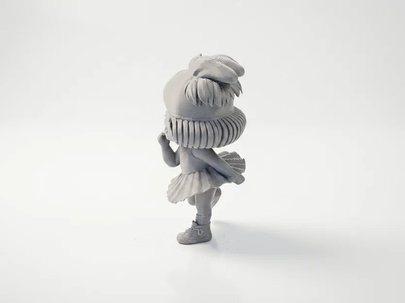 Mô hình nhân vật nữ FU Girl độc đáo để in 3D - Image 4
