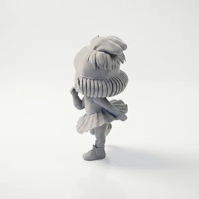 Mô hình nhân vật nữ FU Girl độc đáo để in 3D