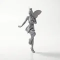 Mô hình 3D nàng tiên Fantasy - Fairy Lady Printable - Thumbnail 1