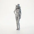 Mô hình 3D nhân vật cô gái nông dân xinh đẹp - Farmer Girl Figurine - Thumbnail 1