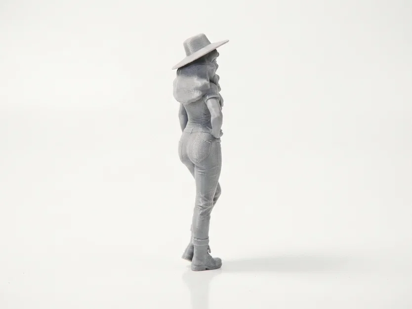 Mô hình 3D nhân vật cô gái nông dân xinh đẹp - Farmer Girl Figurine - Image 3