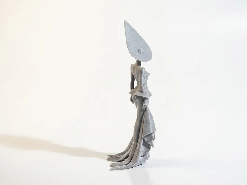 Mô hình tượng quý cô đội nón kiểu cách - File STL in 3D - Image 3