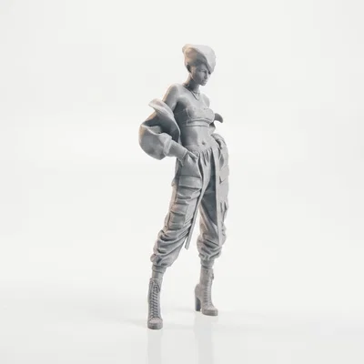 Mô Hình Tượng Nhân Vật Nữ Fashion Icon 3D Printable