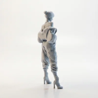 Mô Hình Tượng Nhân Vật Nữ Fashion Icon 3D Printable