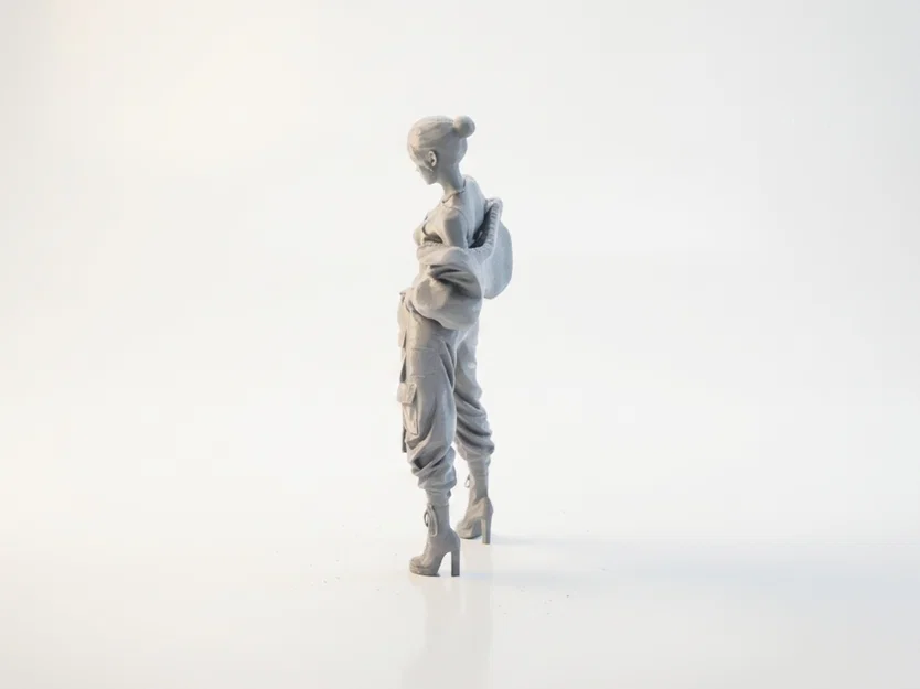 Mô Hình Tượng Nhân Vật Nữ Fashion Icon 3D Printable - Image 4