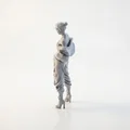 Mô Hình Tượng Nhân Vật Nữ Fashion Icon 3D Printable - Thumbnail 4