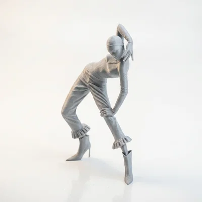 Mô hình tượng nữ thời trang Fashion Girl - File in 3D