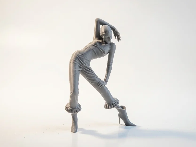 Mô hình tượng nữ thời trang Fashion Girl - File in 3D - Image 2
