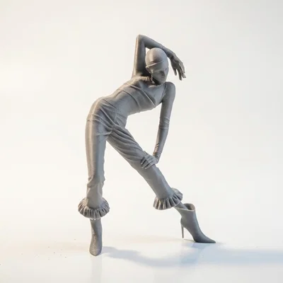 Mô hình tượng nữ thời trang Fashion Girl - File in 3D