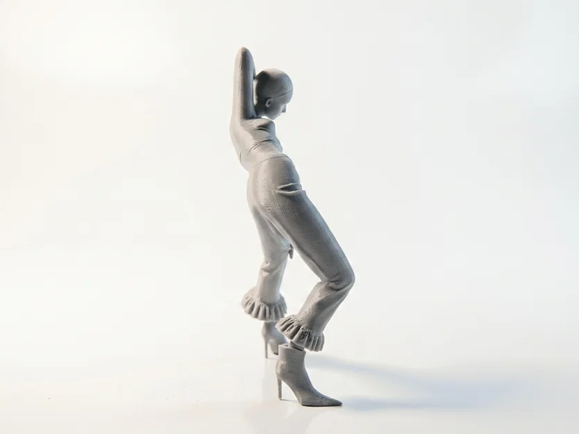 Mô hình tượng nữ thời trang Fashion Girl - File in 3D - Image 3